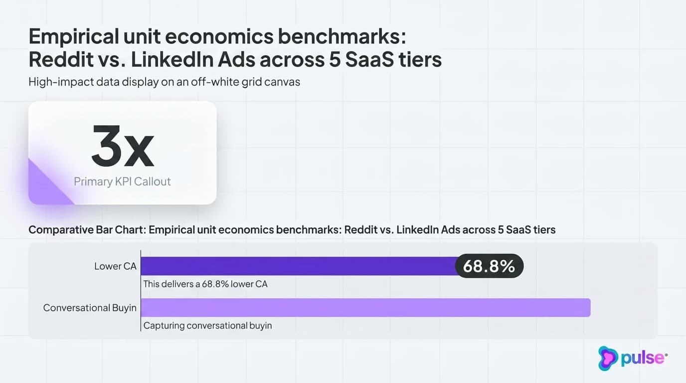 Tactical execution workflow for Empirical unit economics benchmarks: Reddit vs. LinkedIn Ads across 5 SaaS tiers