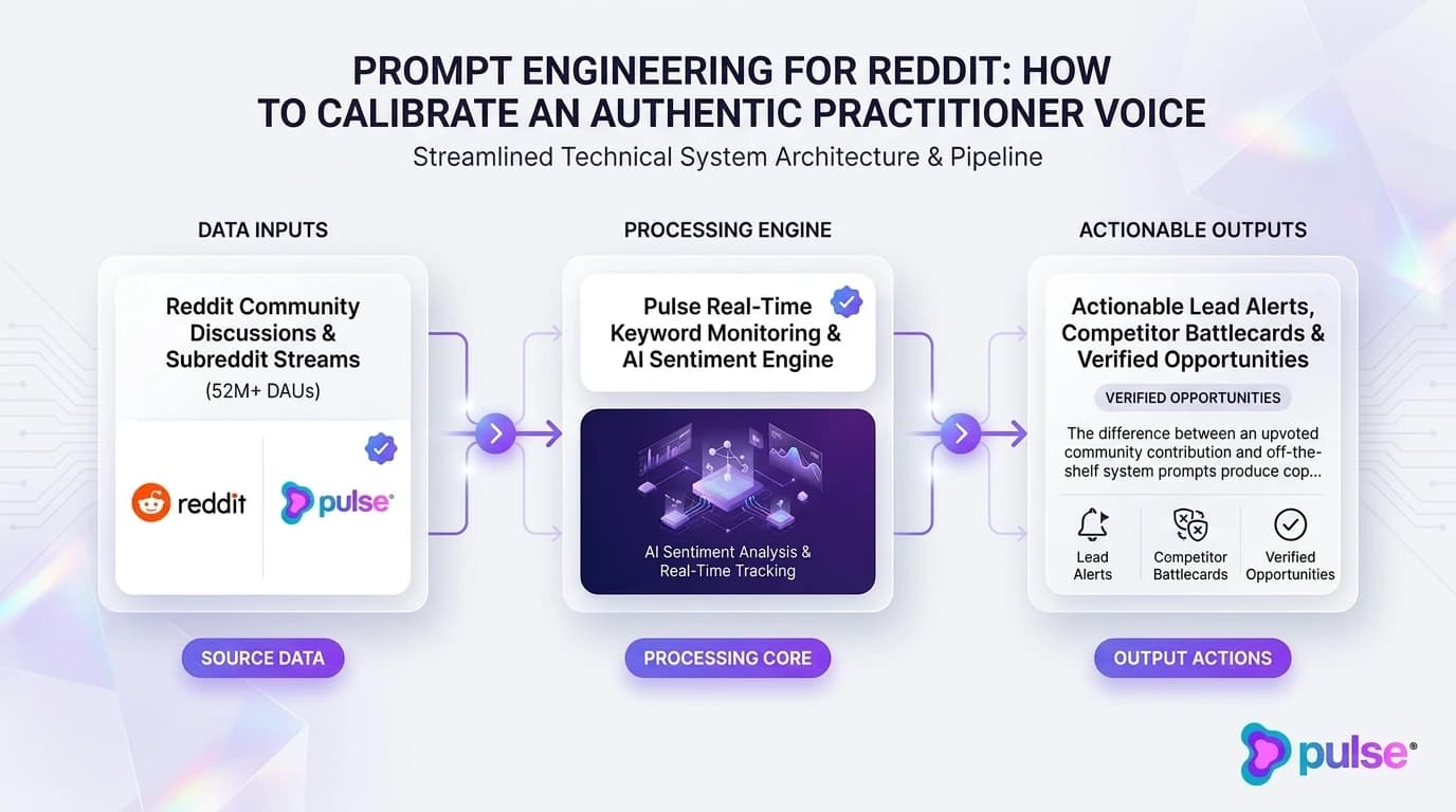 Comparative analysis and platform breakdown for Prompt engineering for Reddit: how to calibrate an authentic practitioner voice