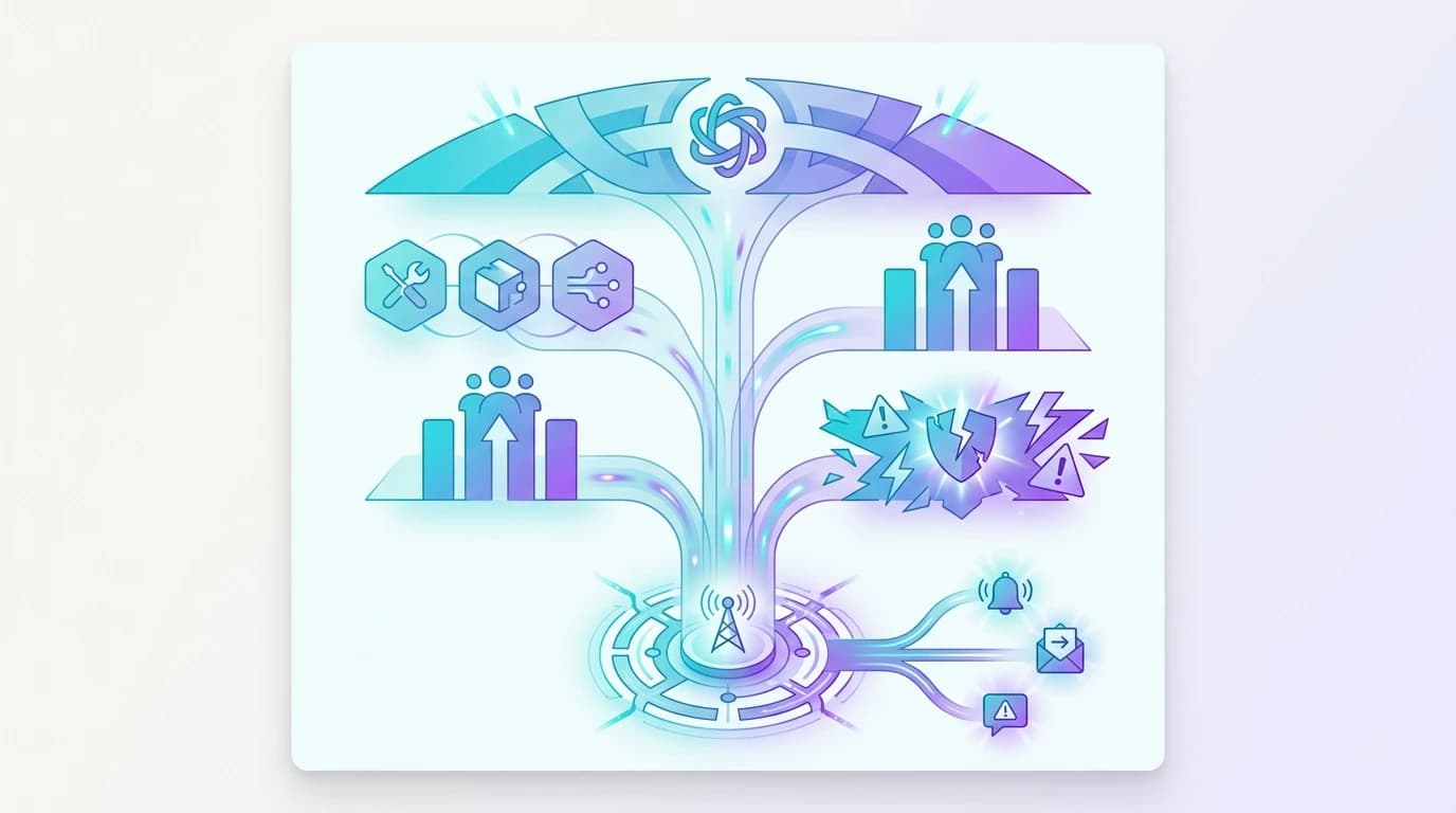 Diagram of the 4-tier brand keyword architecture for tracking Reddit mentions and misspellings