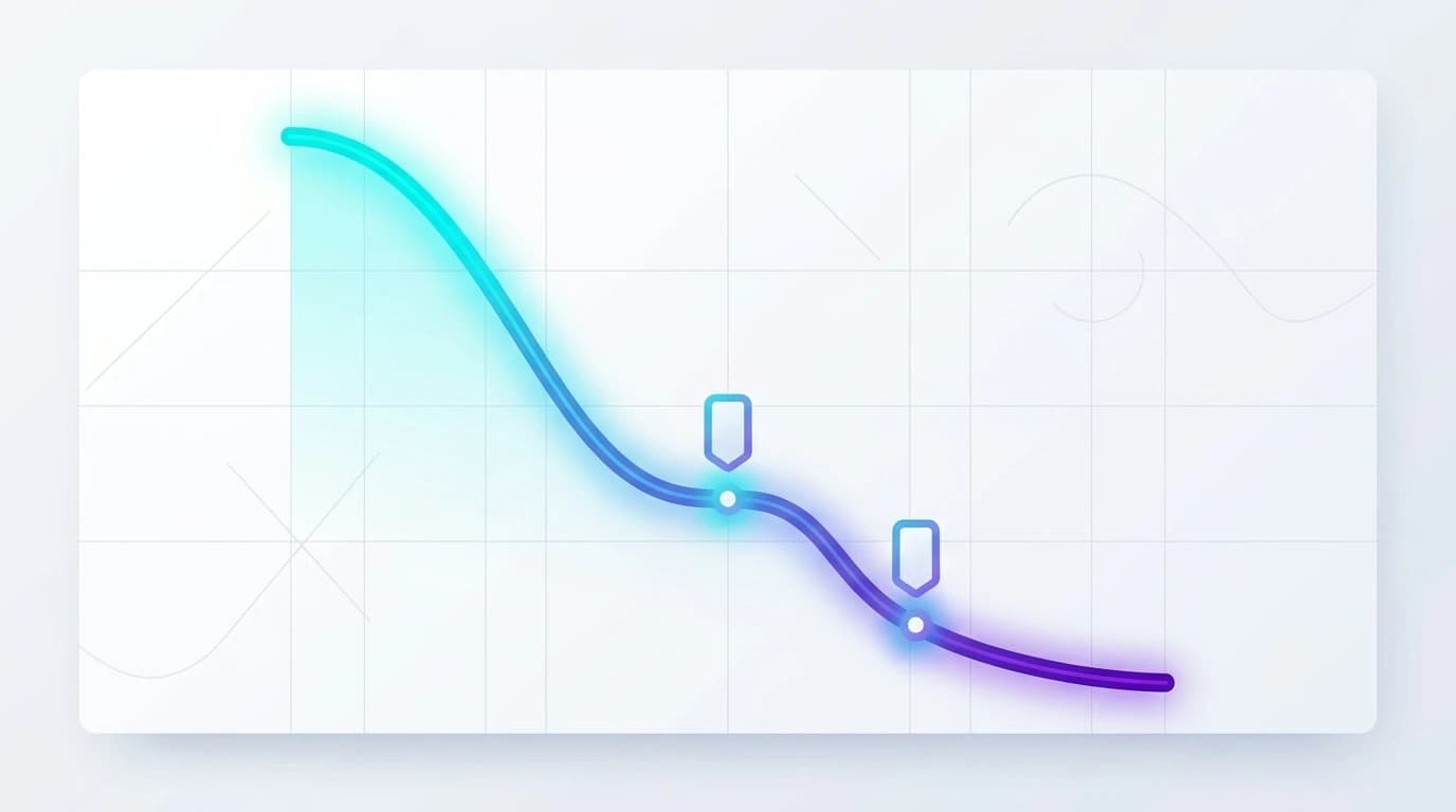 Data visualization showing the conversion decay curve across response time windows for Reddit lead alerts